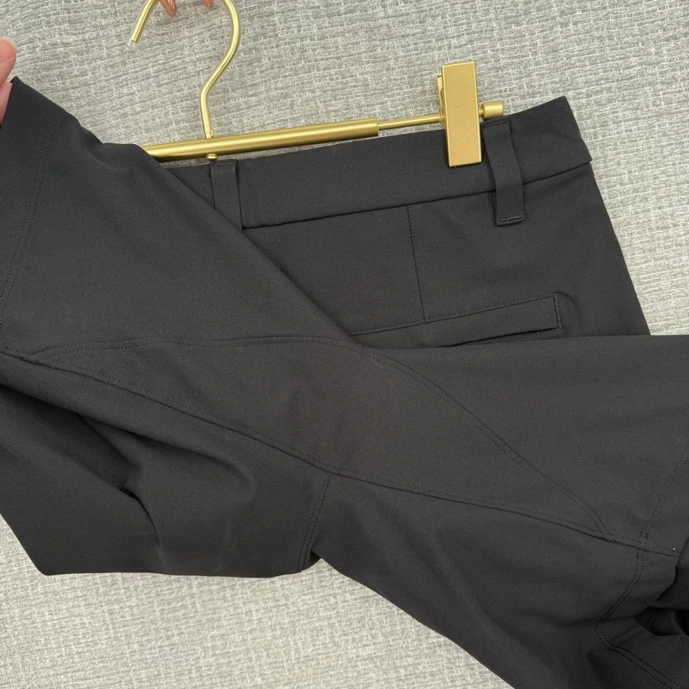 Lululemon Commission Golf Shorts Men 28 Black Stanford Logo